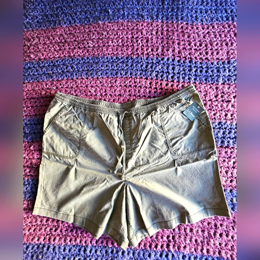 LL Bean Canvas Shorts